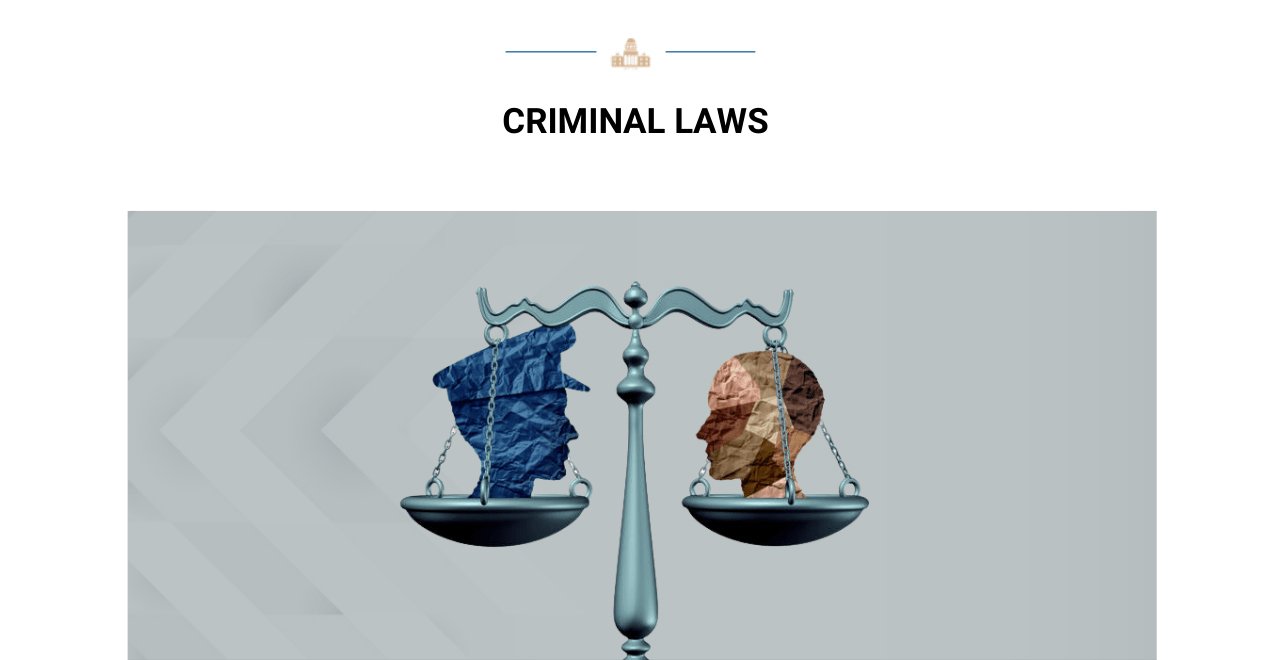 CRIMINAL LAWS